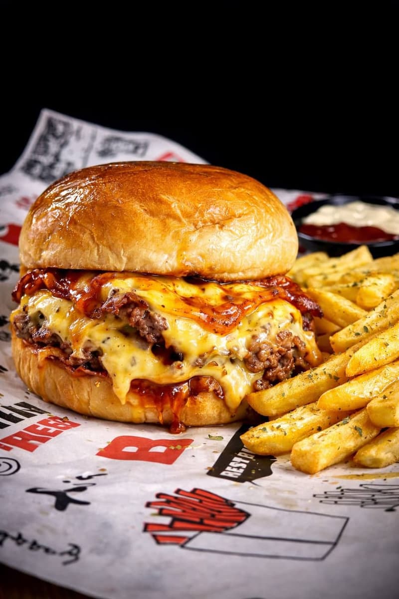 Double Smash Beef Burger